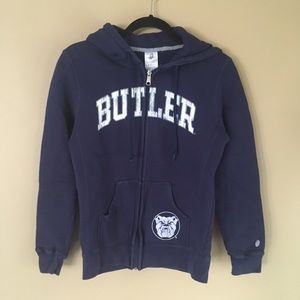 Butler University zippered hoodie